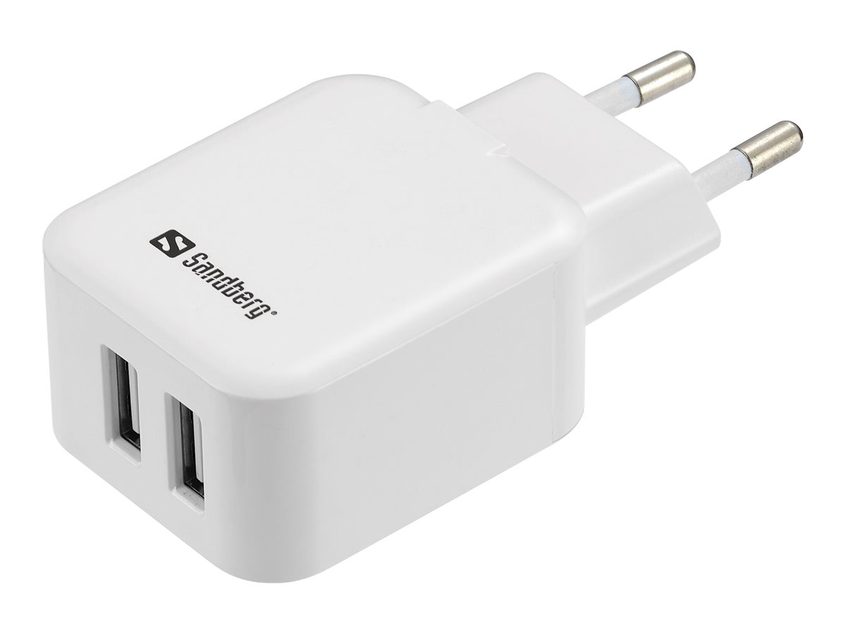 SANDBERG AC Charger Dual USB 2.4+1A EU