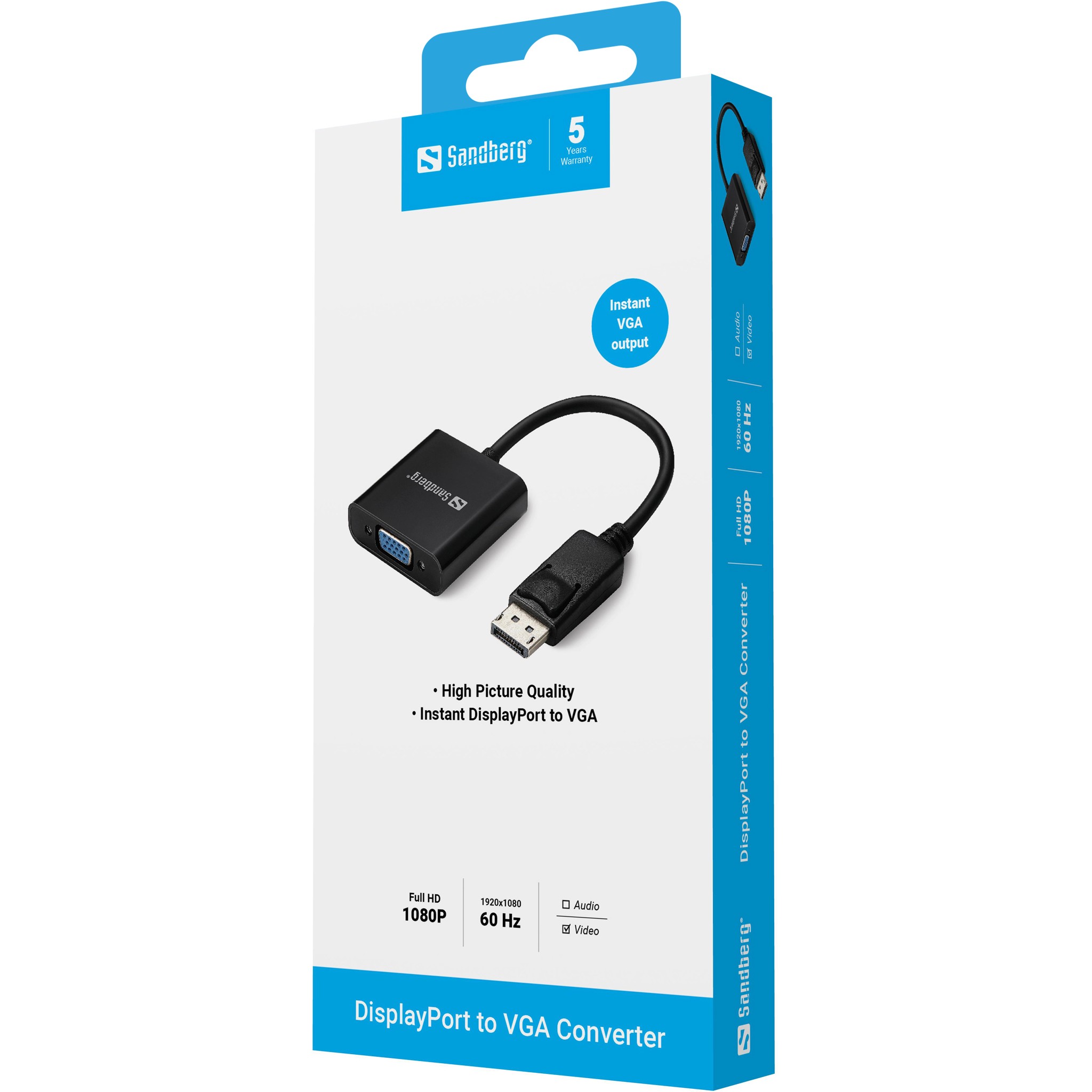 SANDBERG Adapter DisplayPort-VGA