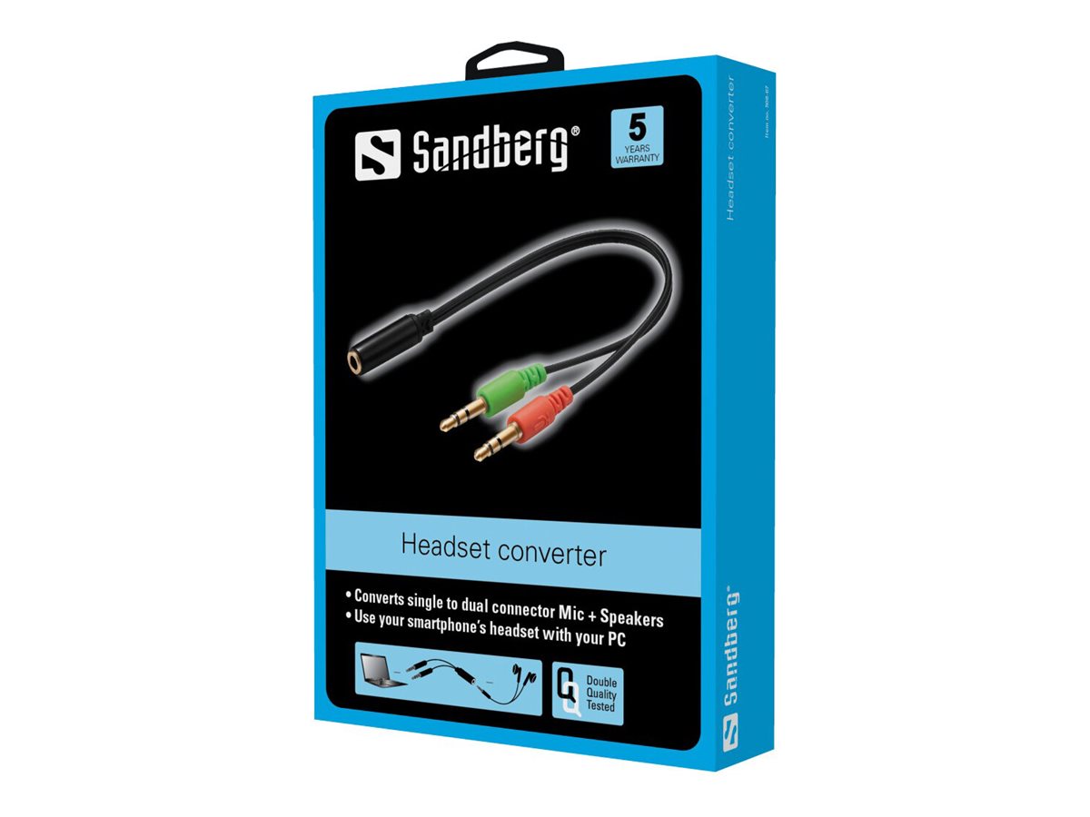 SANDBERG Headset converter (Apple) to PC