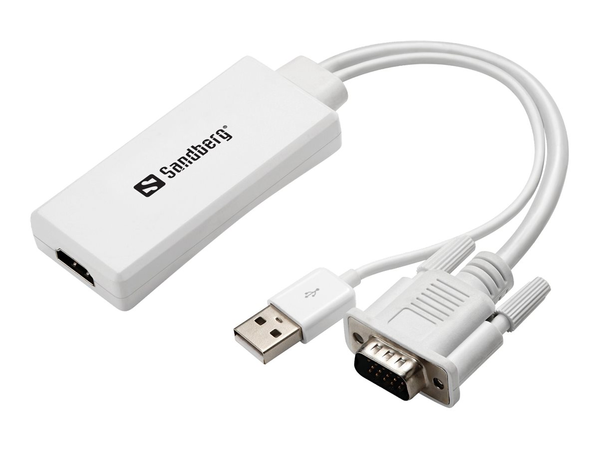SANDBERG VGA+Audio to HDMI Converter