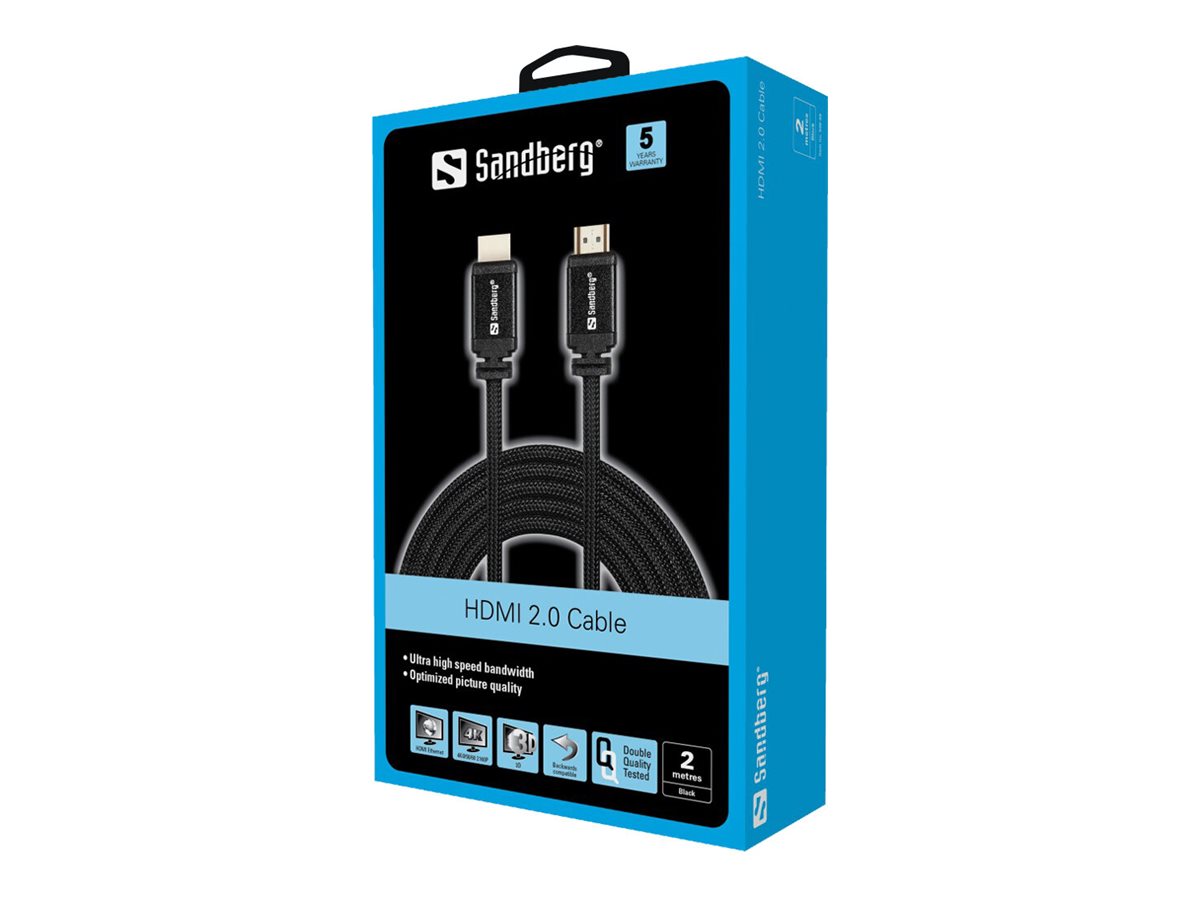 SANDBERG HDMI 2.0 19M-19M 2m