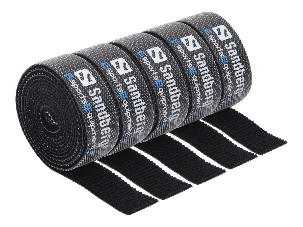 SANDBERG Cable Velcro Strap 5-pack
