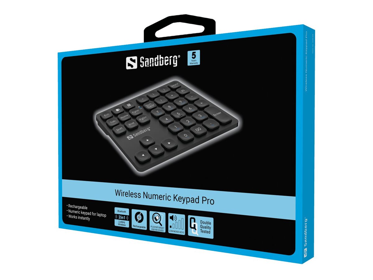 SANDBERG Wireless Numeric Keypad Pro