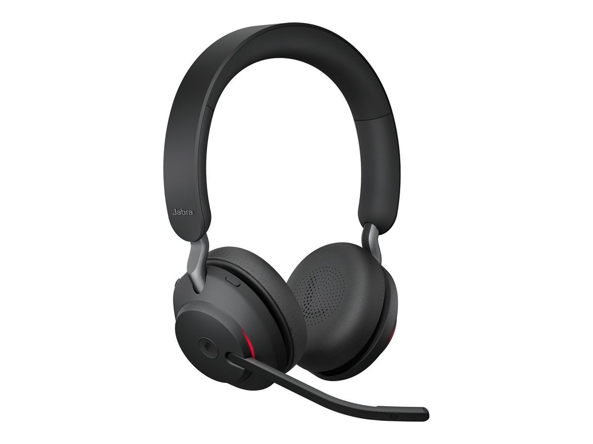 Jabra Evolve2 65 Stereo MS + Ladestation + Link 380 USB-A. schwarz