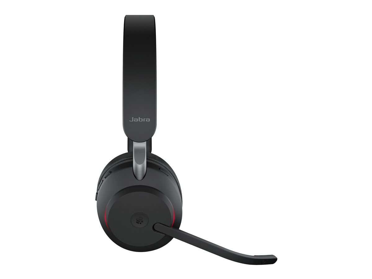 Jabra Evolve2 65 Stereo MS + Ladestation + Link 380 USB-C. schwarz