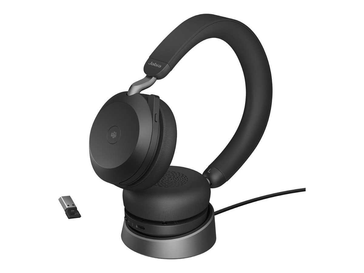 Jabra Evolve2 75 Stereo MS + Ladesation + Link380a . schwarz