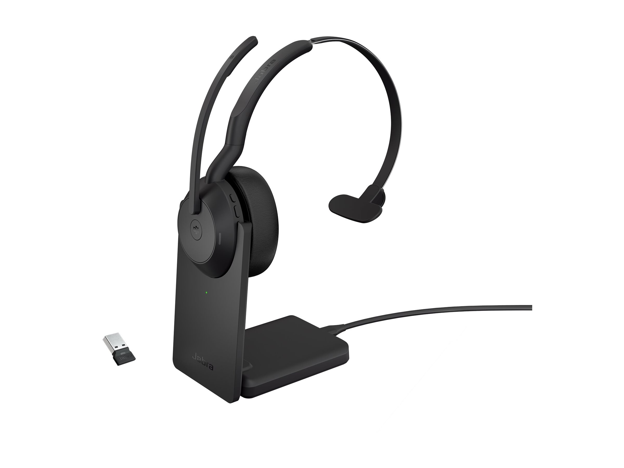 Jabra Headset Evolve2 55 USB-A MS Mono Stand schnurlos