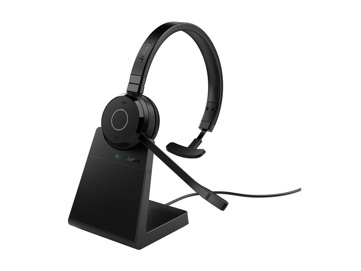 Jabra Headset Evolve 65 TE UC Mono USB inkl. Ladestation