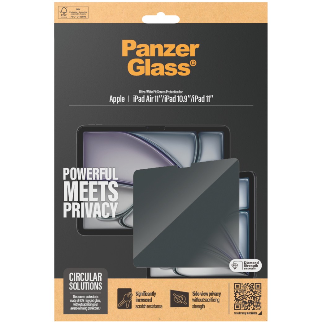PanzerGlass ® 2-Way Privacy Screen Protector iPad Air 11'' (2024-2025) | iPad 11