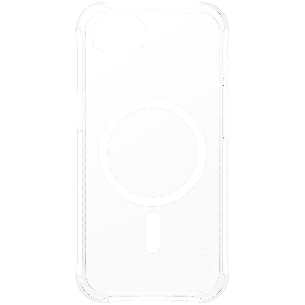 PanzerGlass CAREâ„¢ by ® Samba Case Transparent w. White Qi Compatible iPhone 17e | 16e mobile phone case