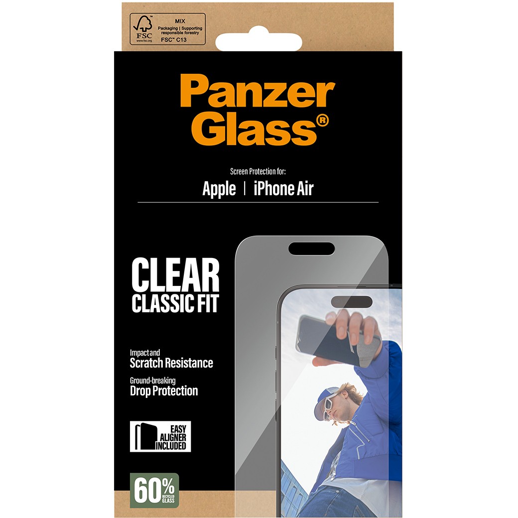 PanzerGlass ® Screen Protector iPhone Air | Classic Fit w. EasyAligner