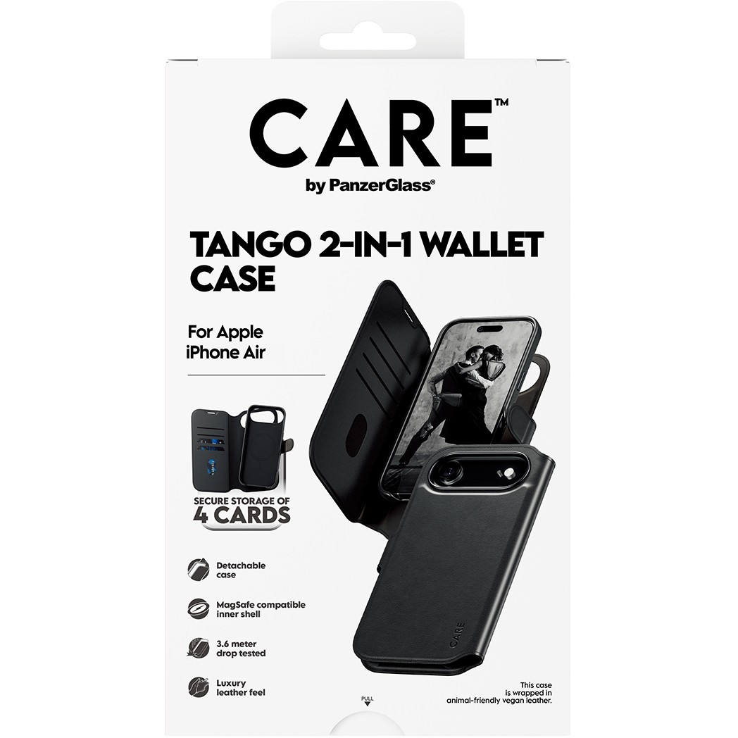 PanzerGlass CAREâ„¢ by ® Tango 2-in-1 Wallet Case w. MagSafe iPhone Air mobile phone case