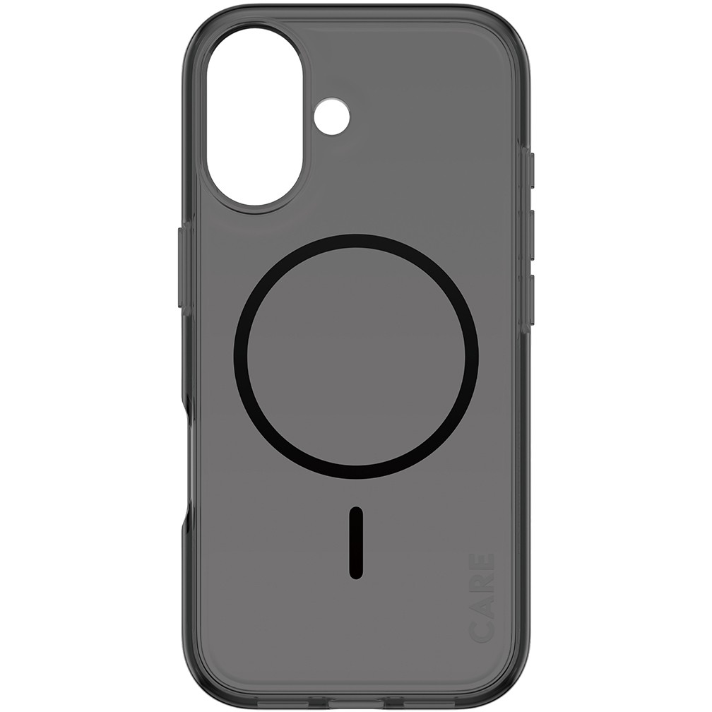 PanzerGlass CAREâ„¢ by ® Smokey Case w. Black MagSafe iPhone 17 mobile phone case
