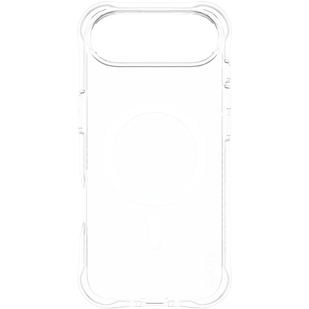 PanzerGlass CAREâ„¢ by ® Samba Case Transparent w. White MagSafe iPhone Air mobile phone case