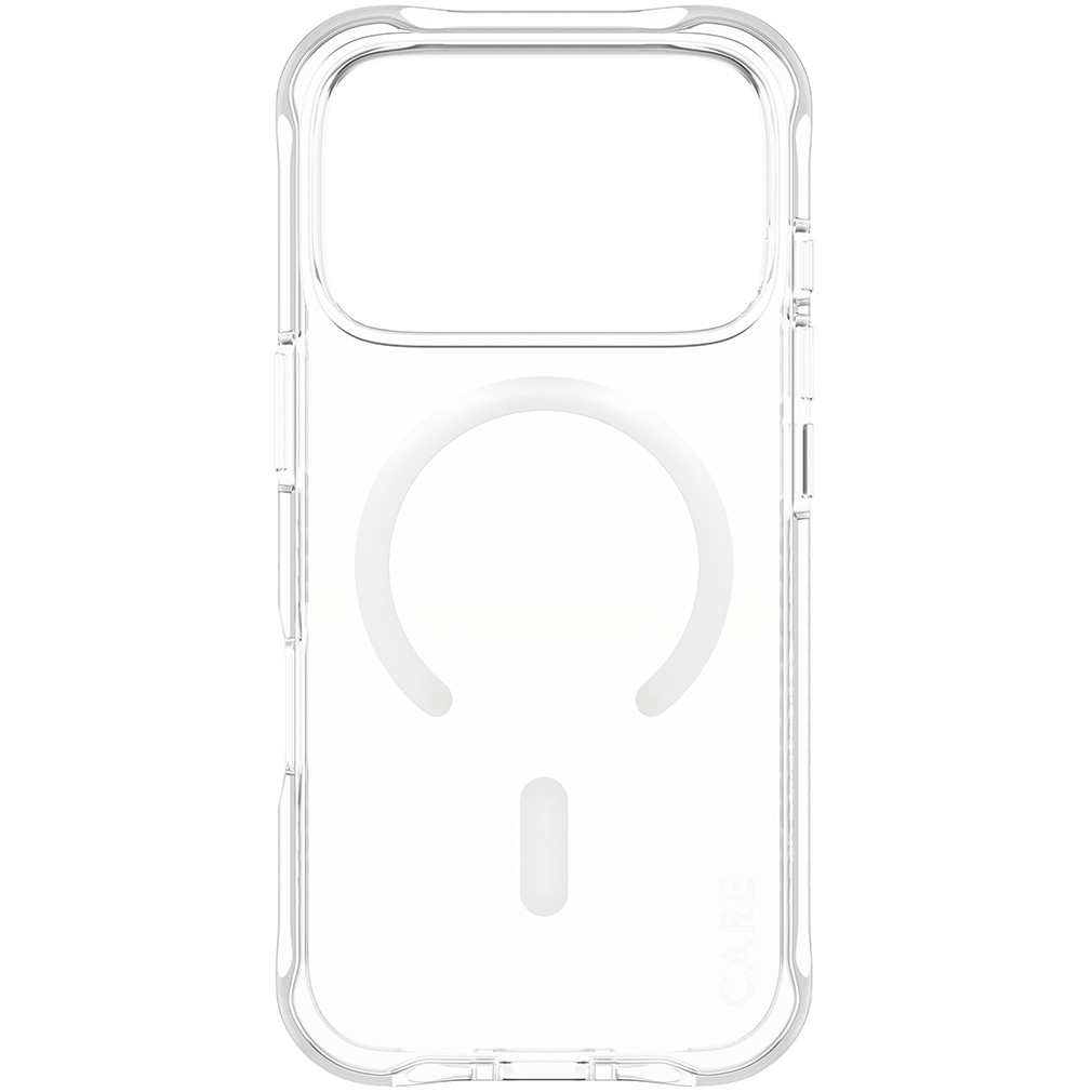 PanzerGlass CAREâ„¢ by ® Samba Case Transparent w. White MagSafe iPhone 17 Pro mobile phone case