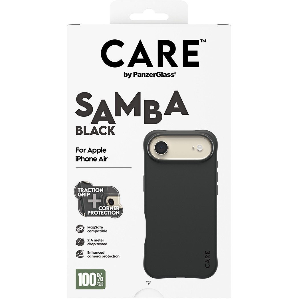 PanzerGlass CAREâ„¢ by ® Samba Case Black w. MagSafe iPhone Air mobile phone case