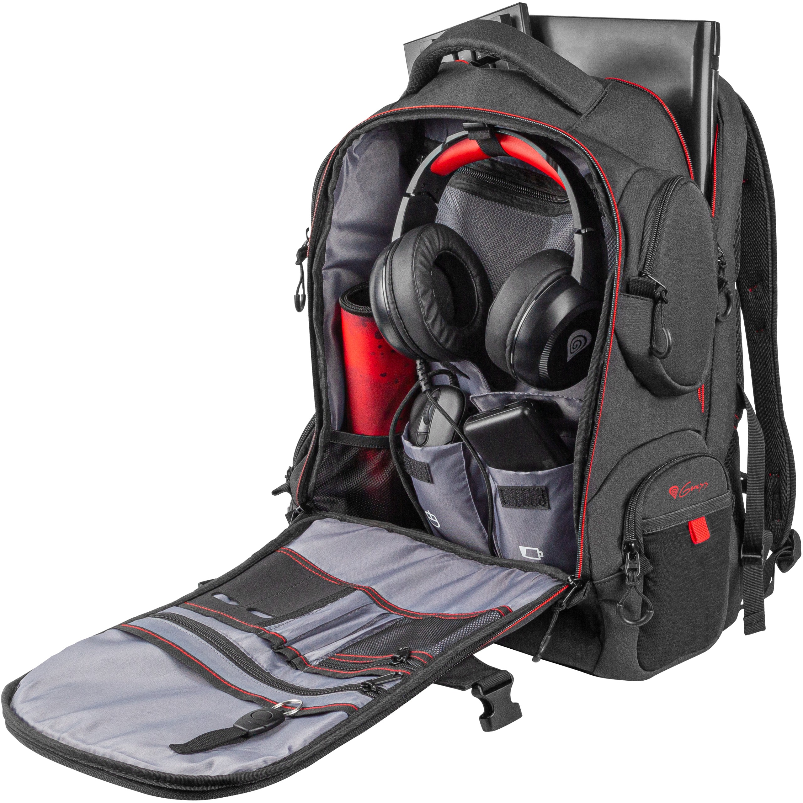 Genesis Notebook Rucksack PALLAD 550 schwarz (17,3)