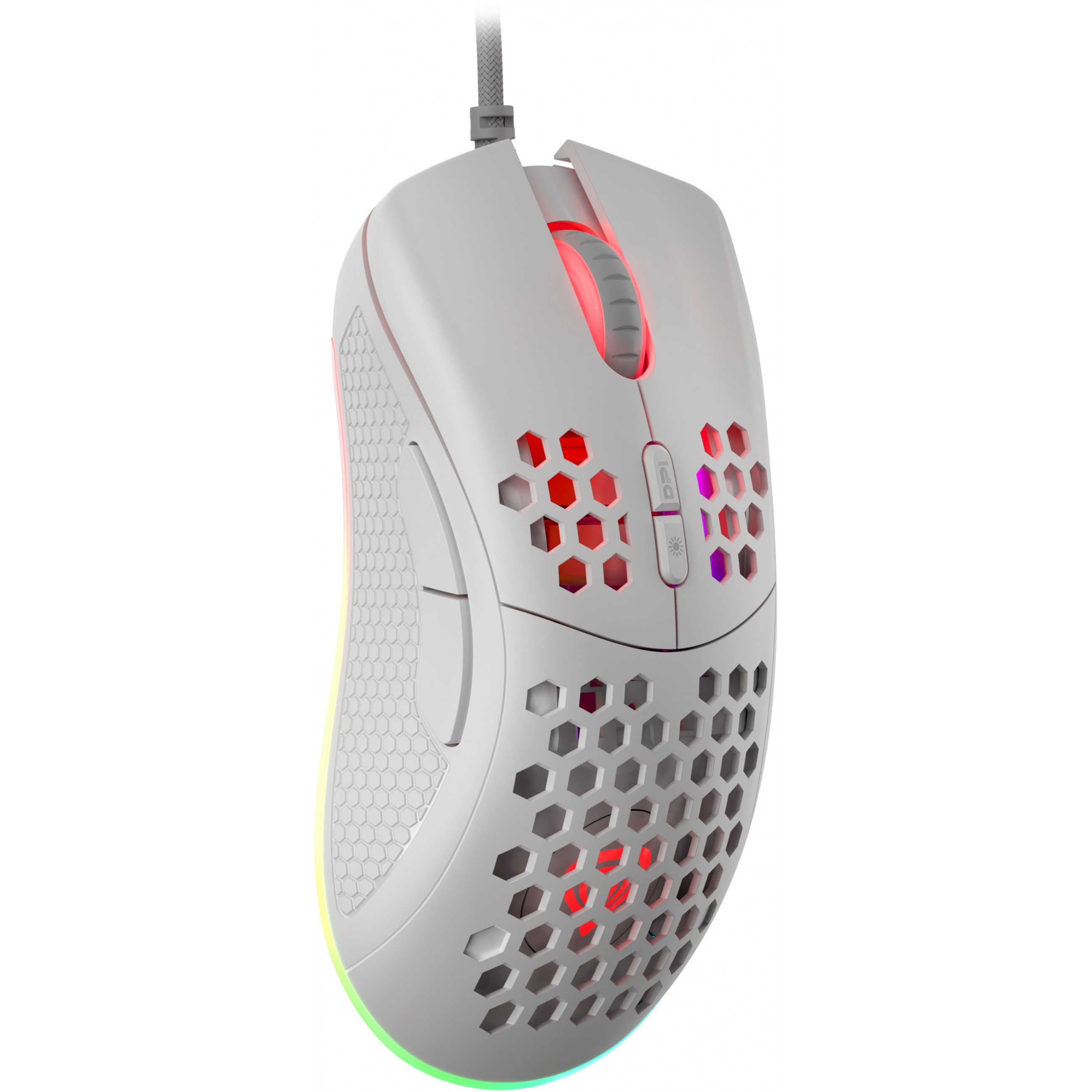 Genesis Gaming Maus KRYPTON 555 RGB kabelgeb. weiß