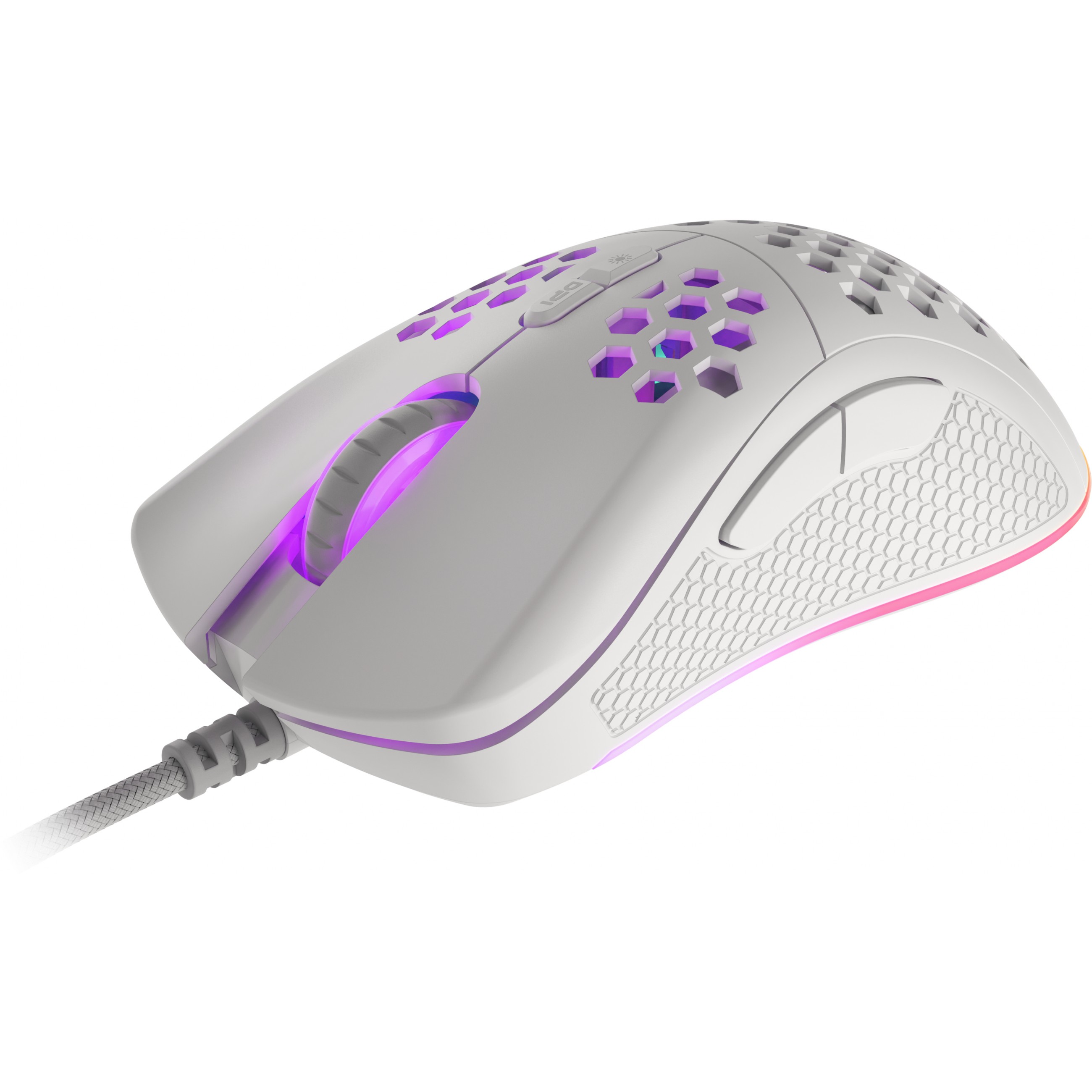 Genesis Gaming Maus KRYPTON 555 RGB kabelgeb. weiß