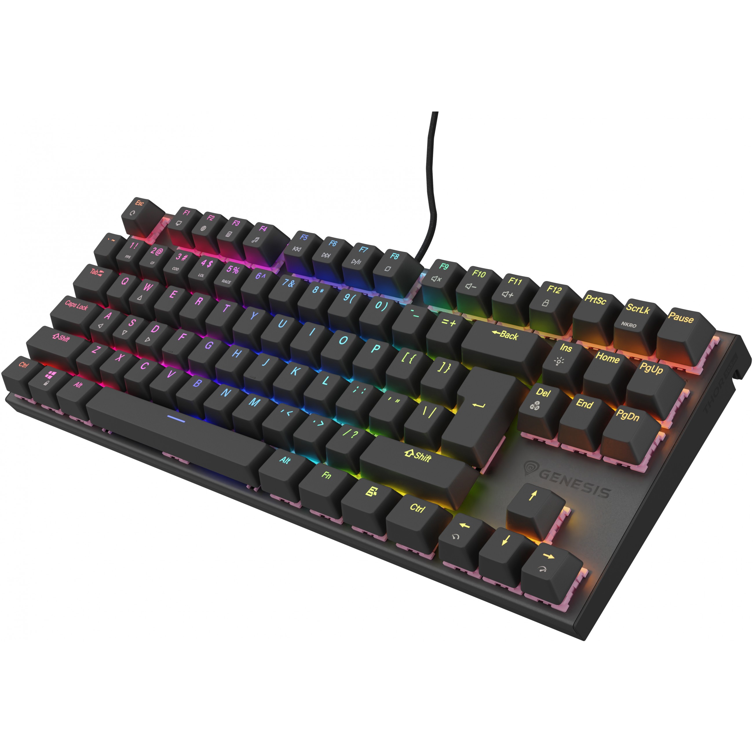 Genesis Gaming Tastatur THOR 303 TKL silent kabelgeb. (US)