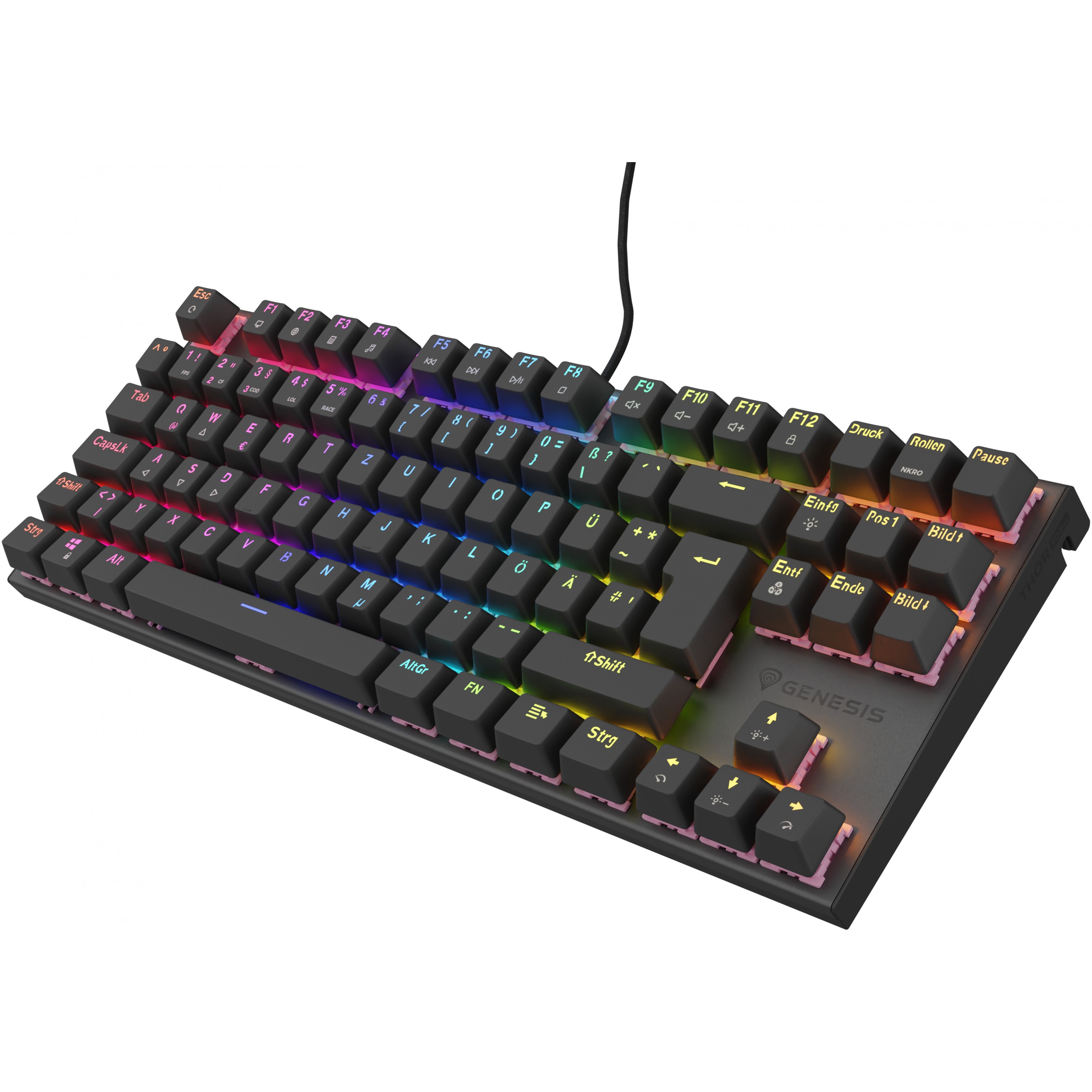 Genesis Gaming Tastatur THOR 303 TKL silent kabelgeb. (DE)