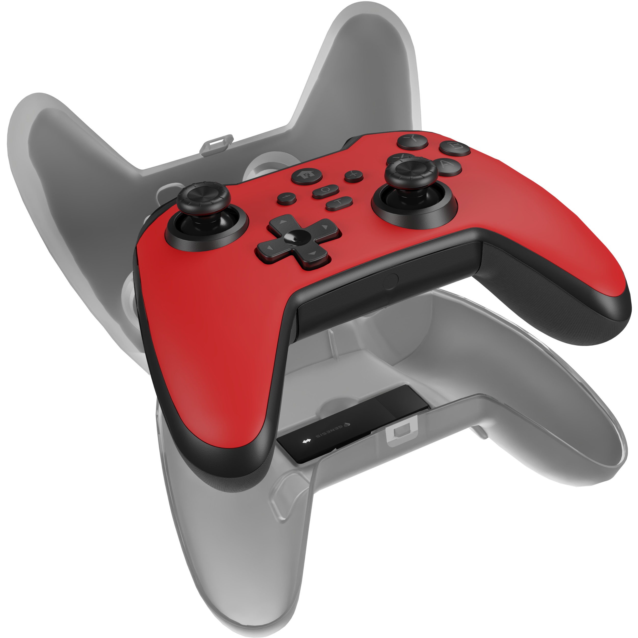 Genesis Gamepad MANGAN 400 kabellos rot/schwarz (PC/Switch)