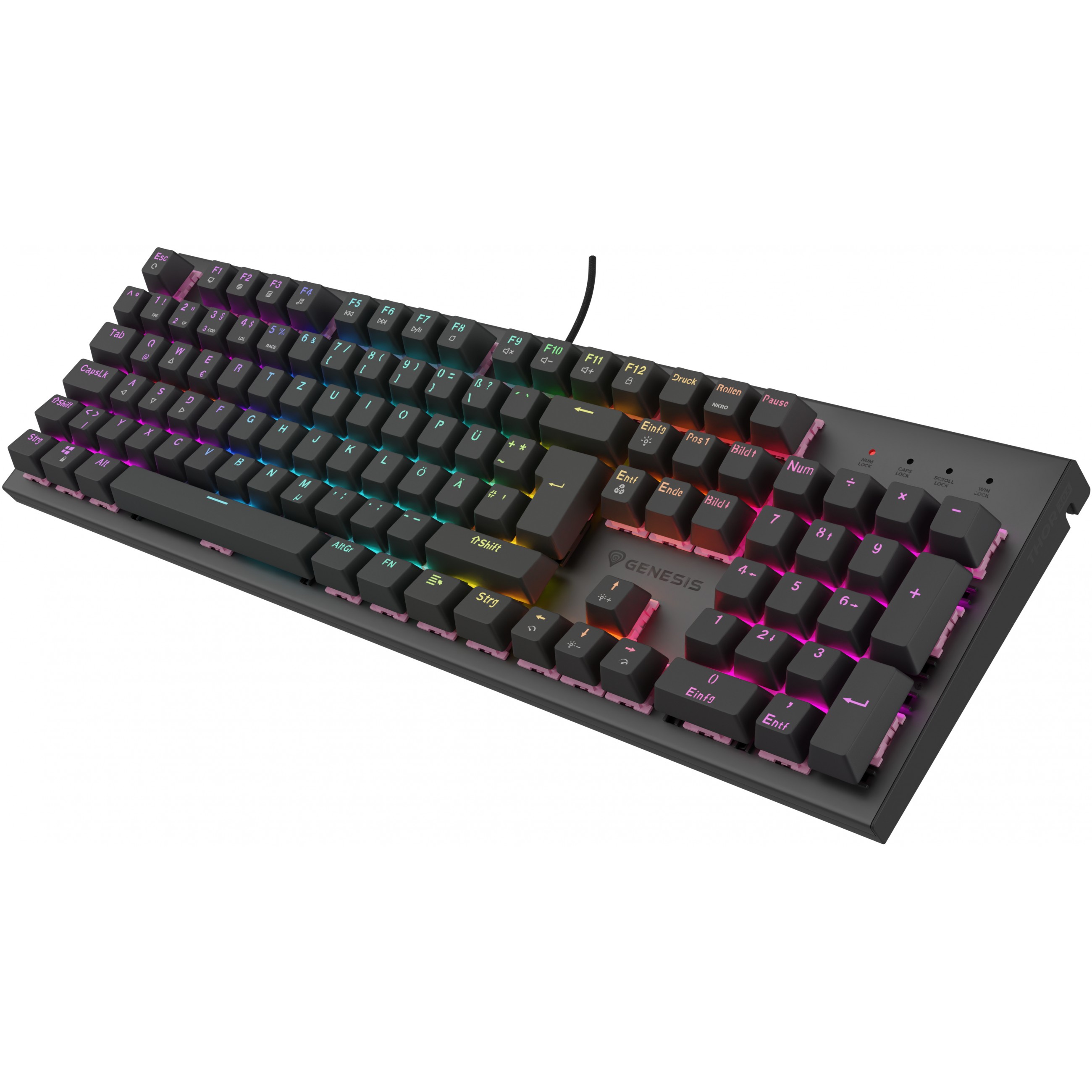 Genesis Gaming Tastatur THOR 303 silent kabelgeb. (DE)