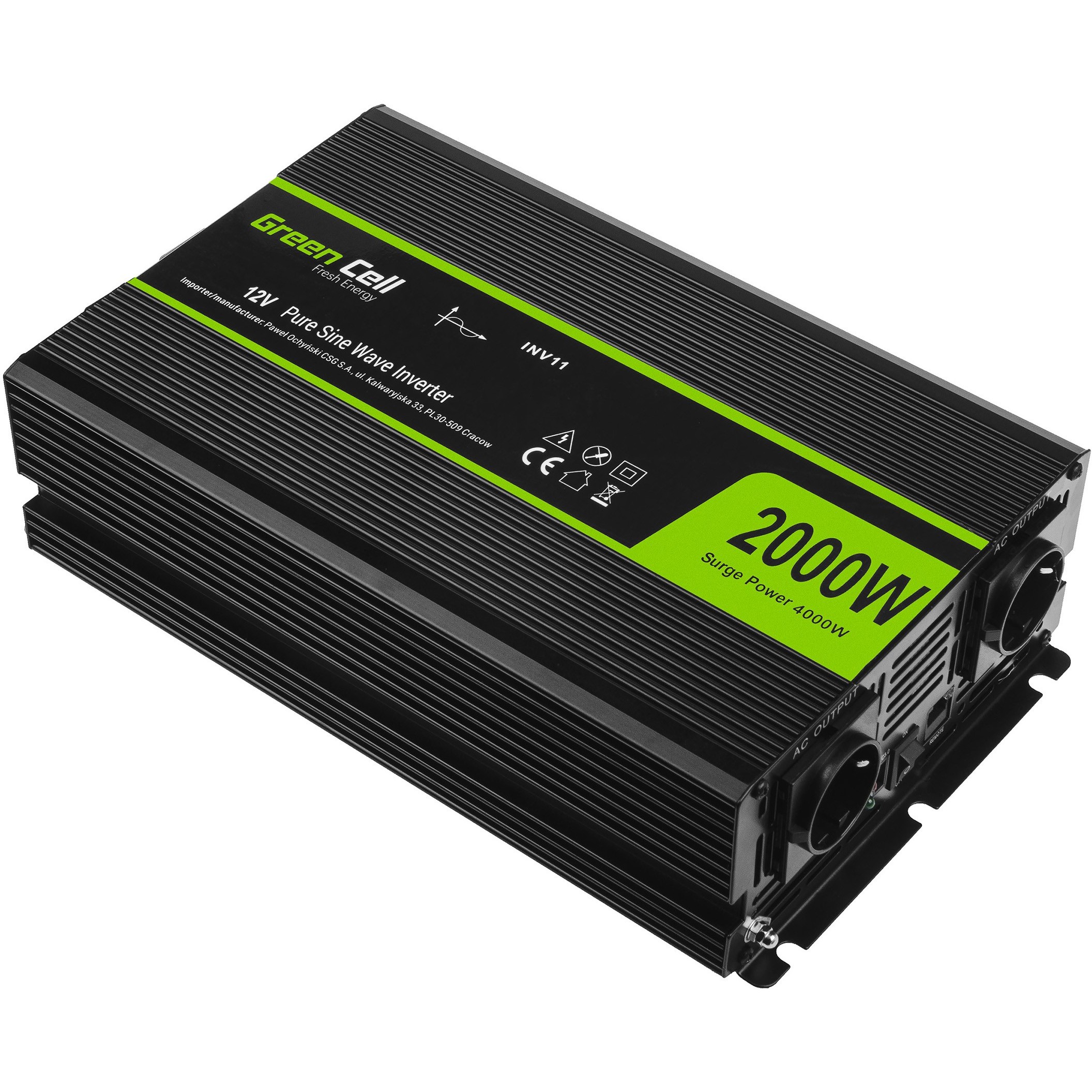 Green Cell INV11 power adapter/inverter