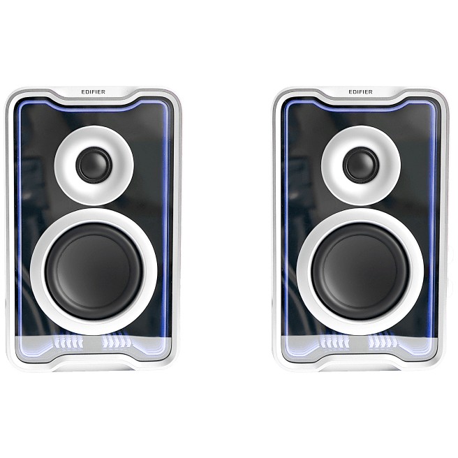 Edifier QR30 Desktoplautsprecher weiss   Bluetooth,RGB retail