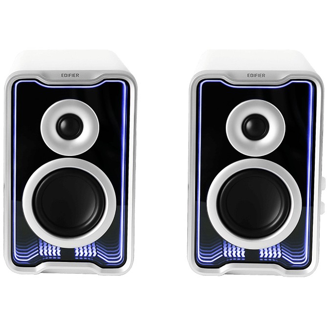 Edifier QR30 Desktoplautsprecher weiss   Bluetooth,RGB retail