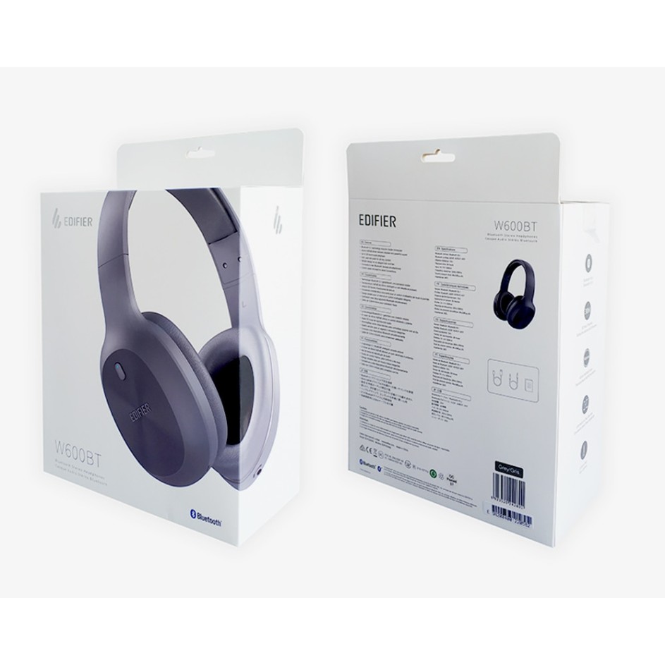 Edifier W600BT  Bluetooth Headset            grey retail
