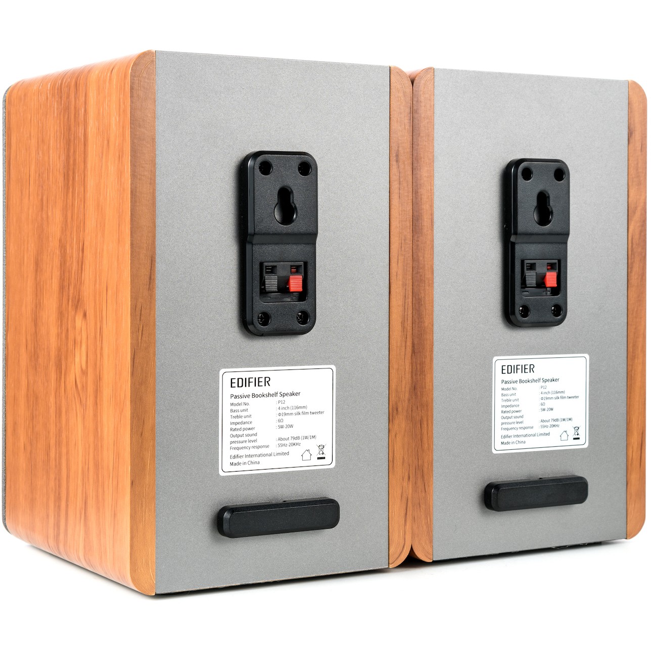 Edifier P12 Regallautsprecher-Set passiv holz retail