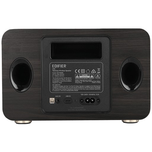 Edifier D32 Multiroom-fähiger WiFi Speaker Bluetooth schwarz retail