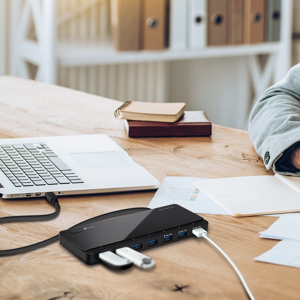 TP-Link USB-Hub 7x USB 3.0 UH700 (V4.0) mit NT 12v/2,5A retail