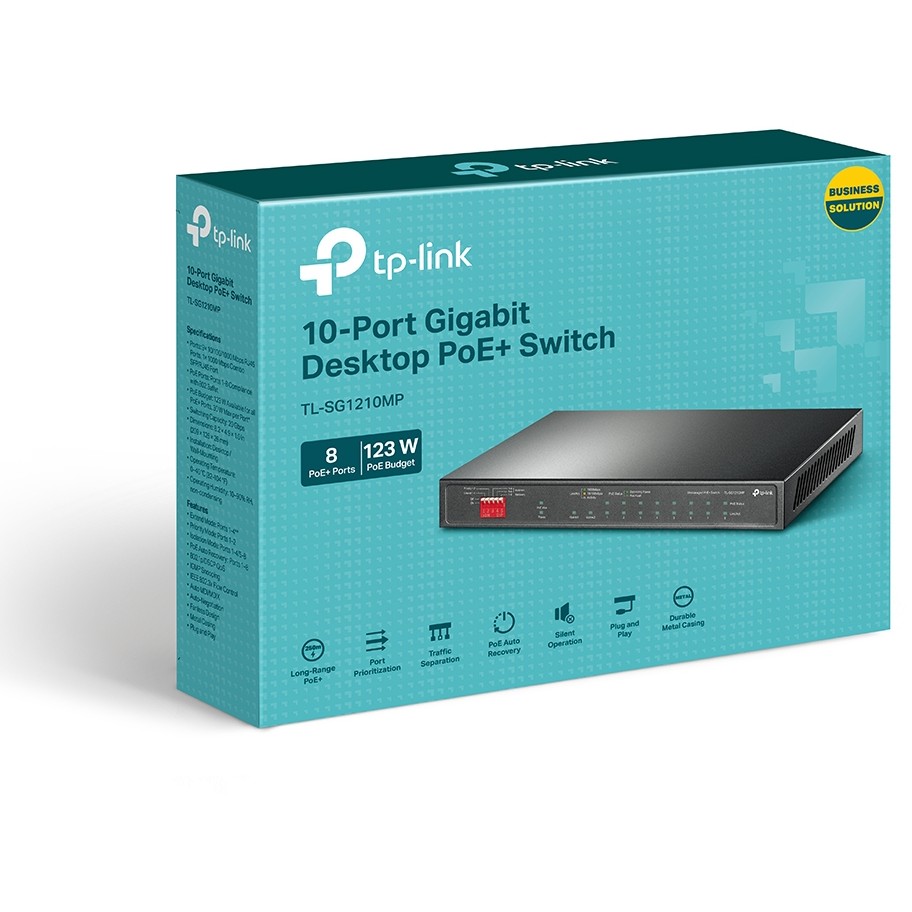 TP-Link TL-SG1210MP network switch