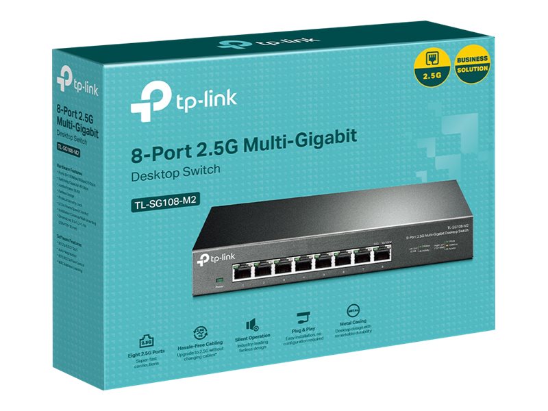 TP-Link Switch 8x 2.5G Multi-Gigabit  TL-SG108-M2 V2.0