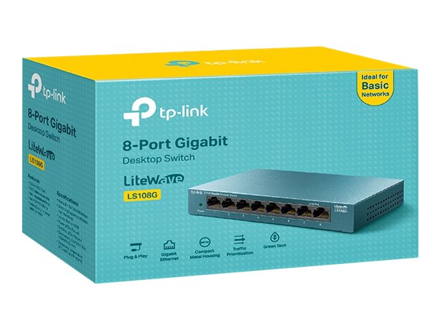 TP-Link 8-Port Desktop Switch (10/100/1000Mbit/s)