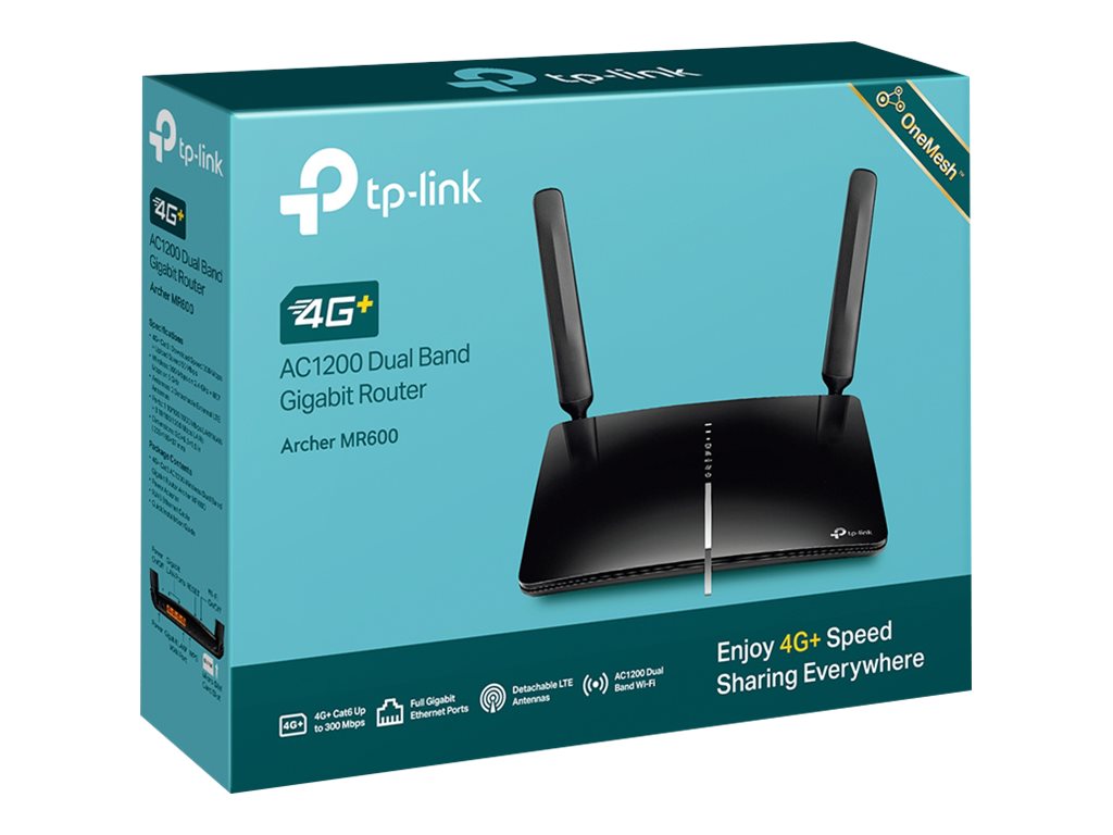 TP-LINK Archer MR600 - AC1200 4G LTE Advanced Cat6 Gigabit Router