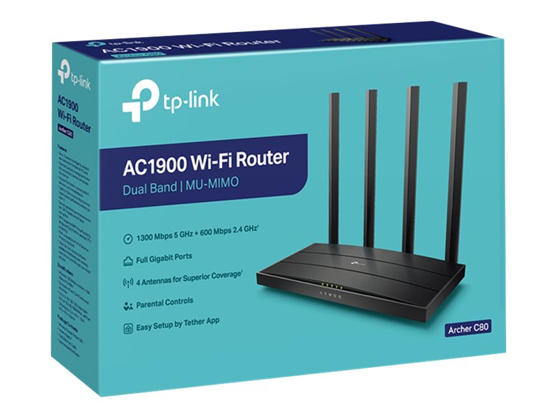 TP-Link WL-Router Archer C80 (AC1900/Dual)