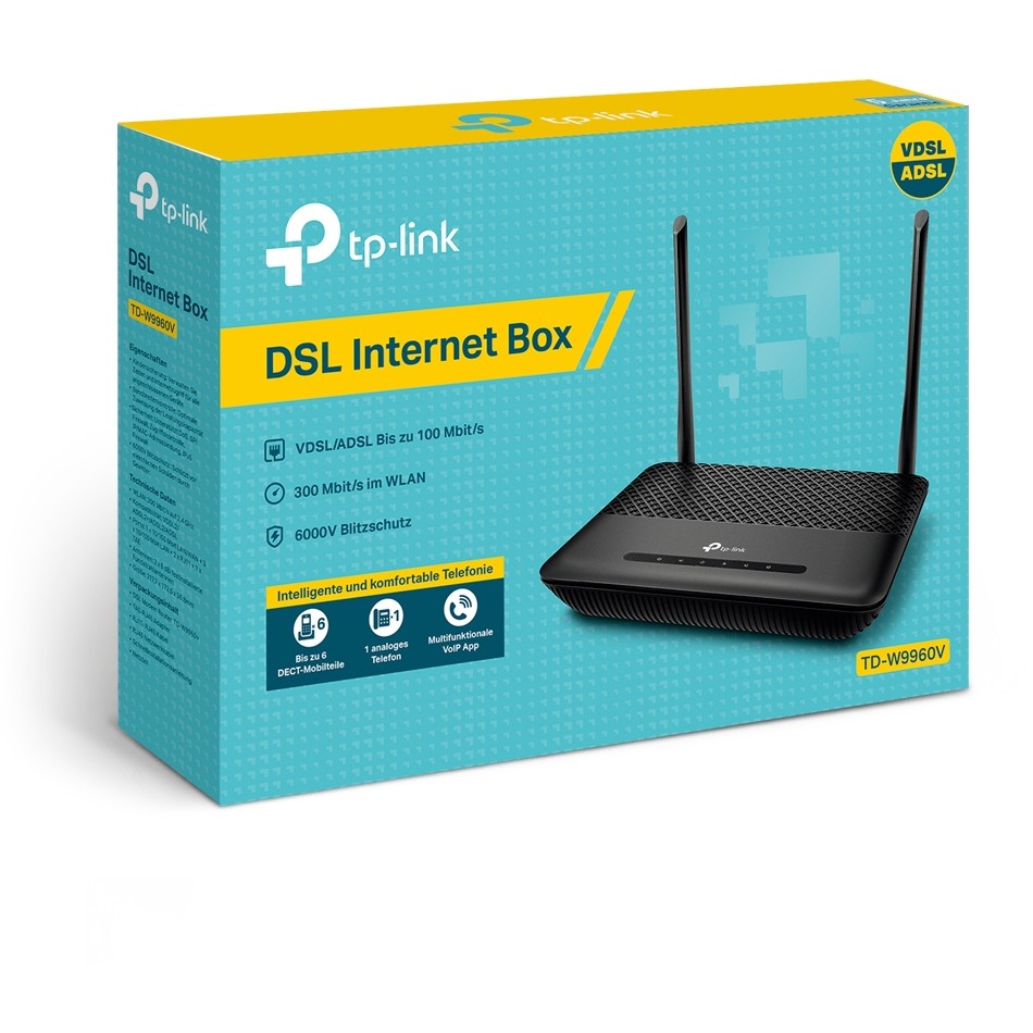 TP-Link WL-Router TD-W9960v(DE) (300MBit/Modem)