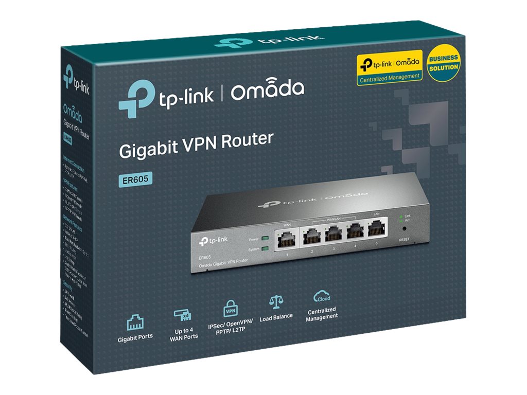 TP-Link Omada WL-Router ER605 Gigabit Multi-WAN Router