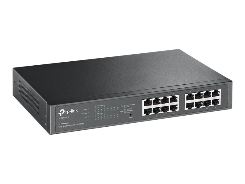 16P TP-LINK SG1016PE Metall POE+