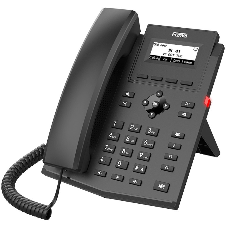 Fanvil IP Telefon X301W schwarz