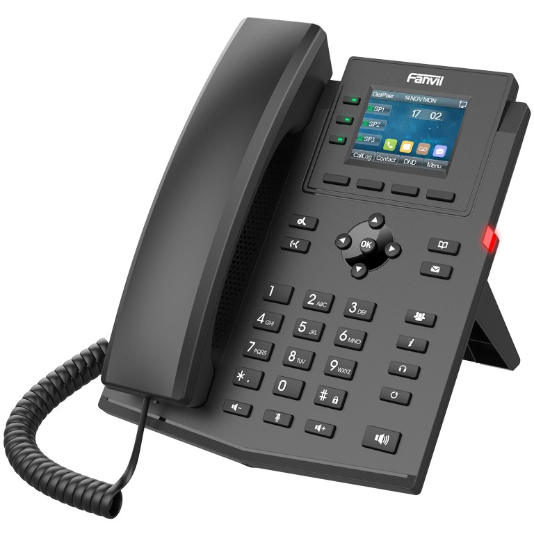 Fanvil IP Telefon X303W schwarz