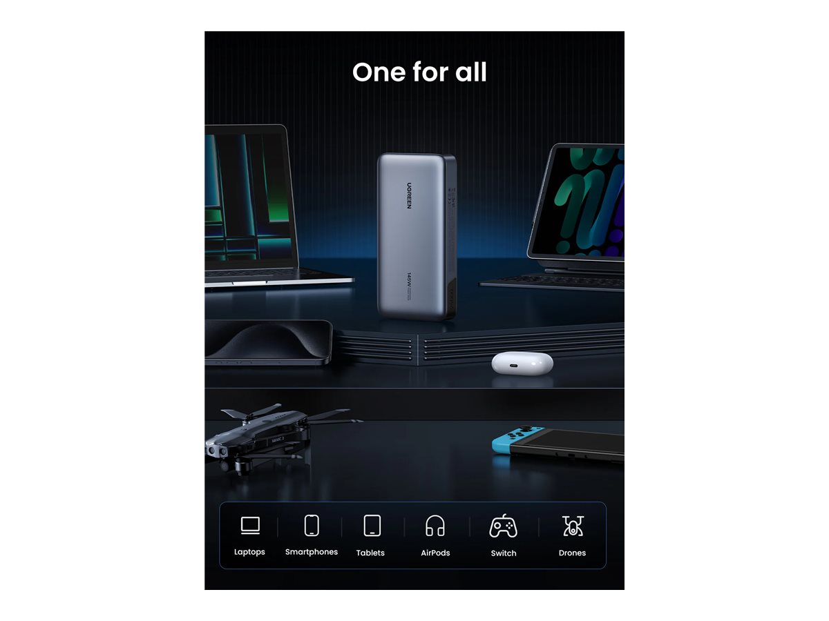 UGREEN PB205 25K 145W Powerbank 2C1A