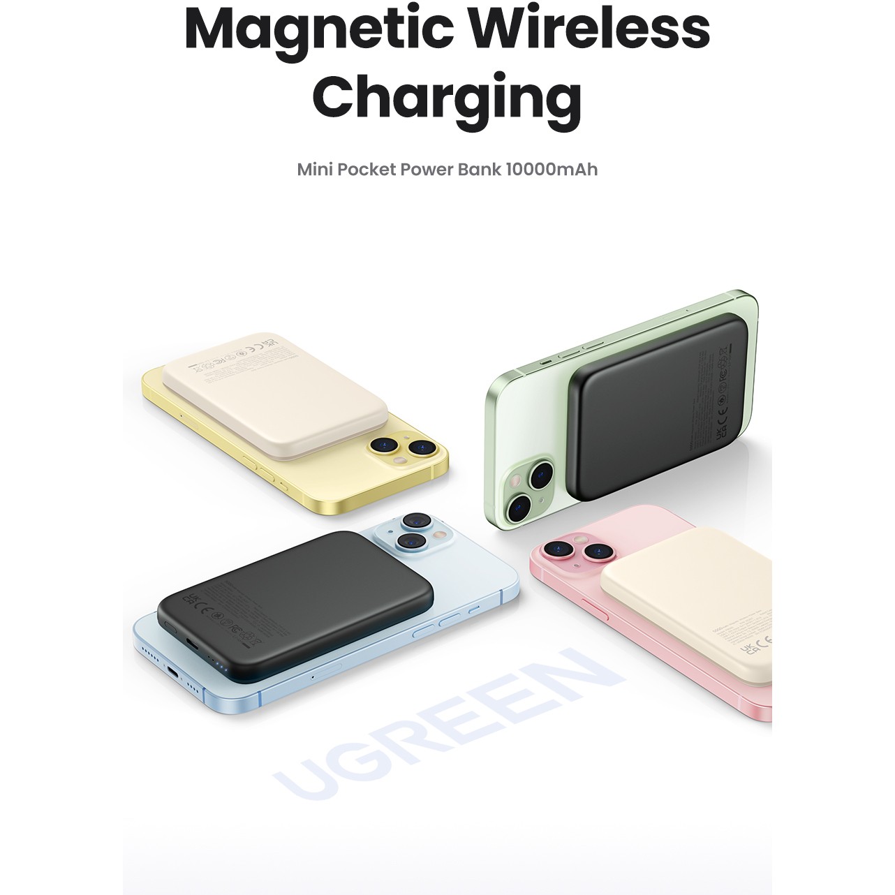 UGREEN PB561 10K Magn. Powerbank beige