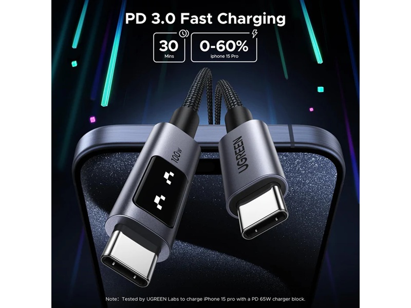 UGREEN Uno L509 USB-C Kabel 100W 1m