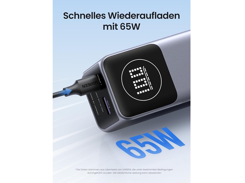 UGREEN PB724 12K 100W Powerbank 1C1A