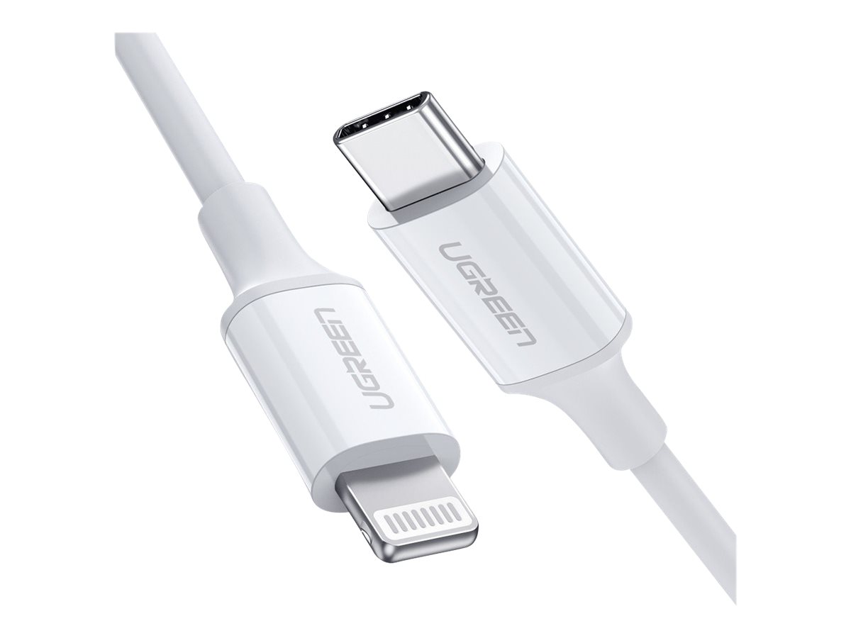 UGREEN US171 USB-C to Lightning white 1m