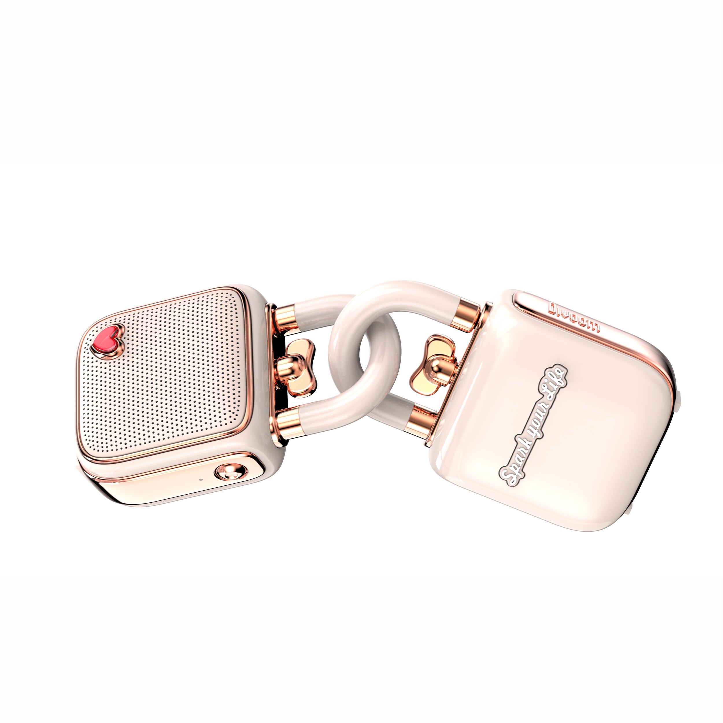 Divoom Lautsprecher LoveLock        Bluetooth   pink